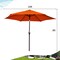 10 Feet Outdoor Patio Umbrella with Tilt Adjustment and Crank Without Base